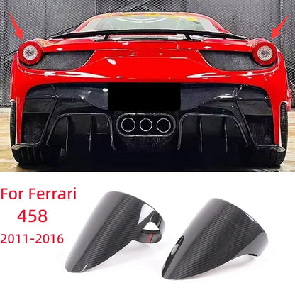 Ferrari 458 2011-16 Carbon Fiber Tail & Fog Light Frame Kit – Car Accessories | MotorWorld Marketplace