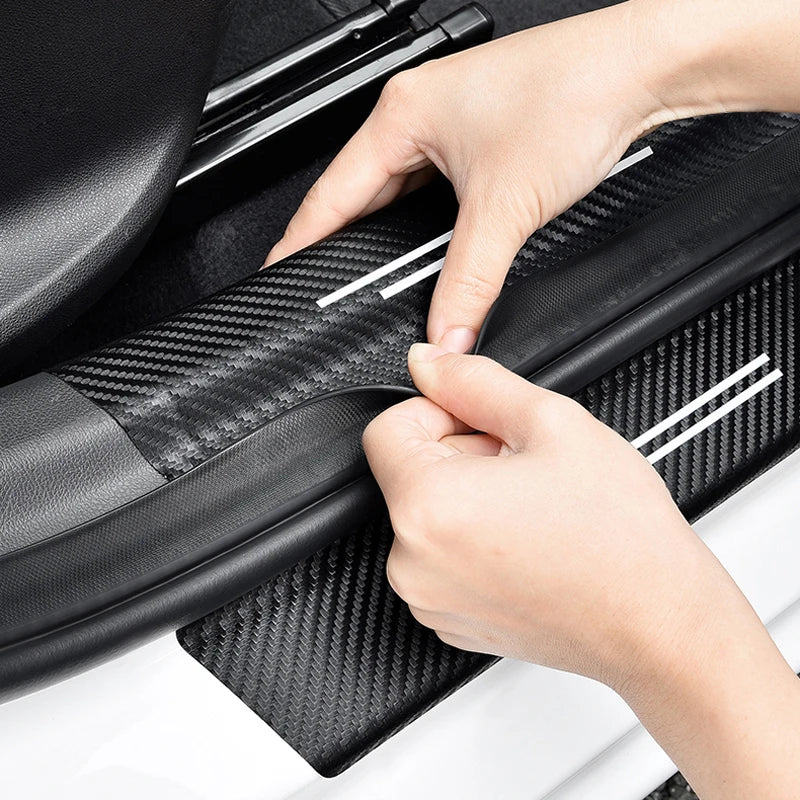 Leather Door Sill Protectors For Hyundai