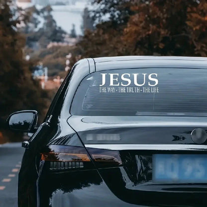 Jesus The Way Truth Life Vinyl Decal – Pro Car Sticker