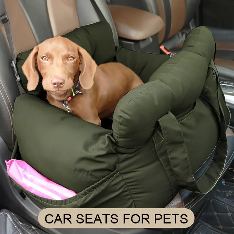 Dog Car Seat with Safety Belt – Secure, Washable, Non-Slip – Car Accessories | MotorWorld Marketplace