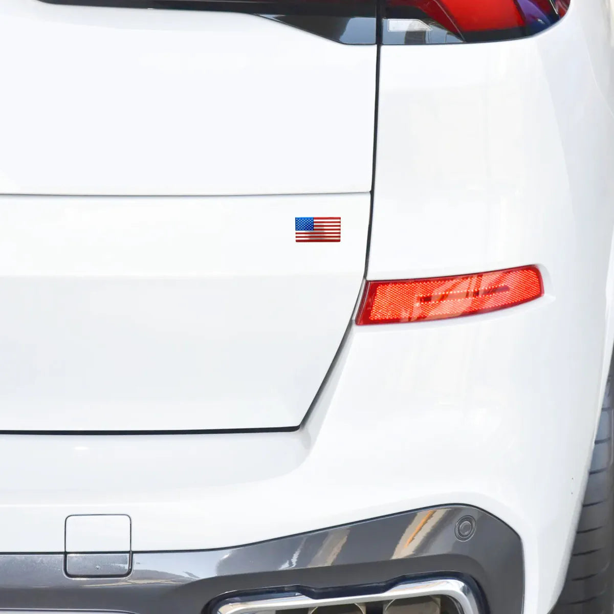 Aluminum Alloy US Flag Emblem Badge—Trunk/Side Car Decor – Car Accessories | MotorWorld Marketplace