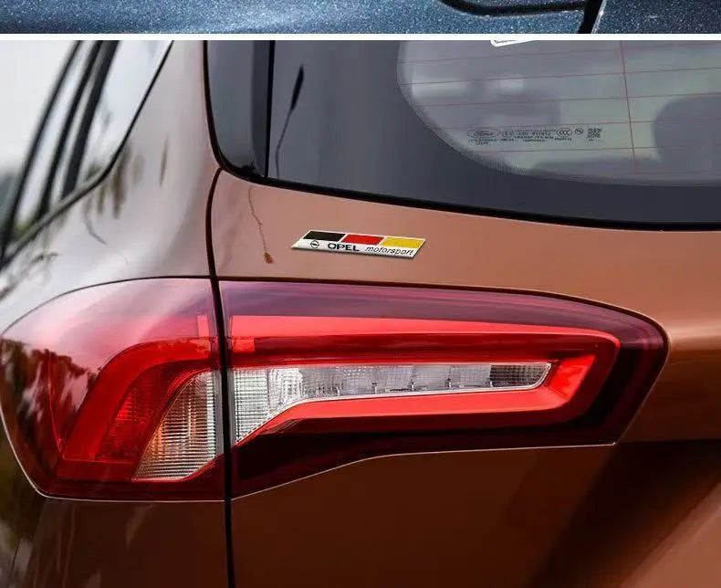 Opel Aluminum Badge Decal – Pro Auto Accessory