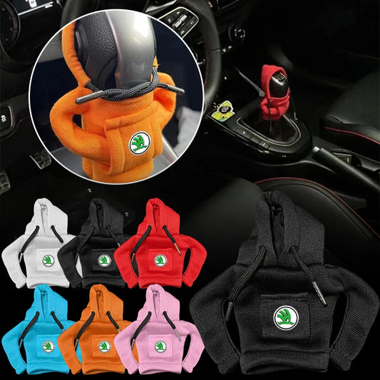 Hoodie Gear Shift Knob Cover for Skoda