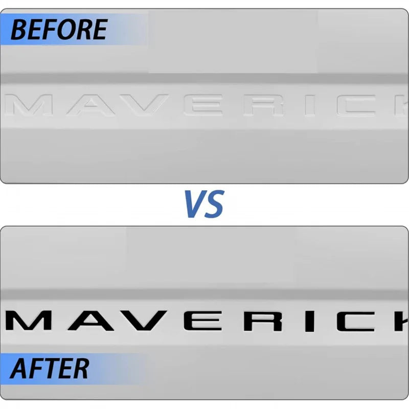 Ford Maverick Tremor Rear Trunk English Letter Emblem Decal