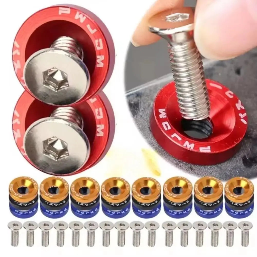 10Pcs M6 JDM Aluminum Washers Hex Screws Car/Scooter Mods – Car Accessories | MotorWorld Marketplace