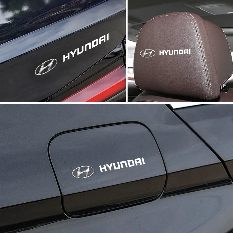 Heat-Resistant Brake Caliper Badge Stickers for Hyundai