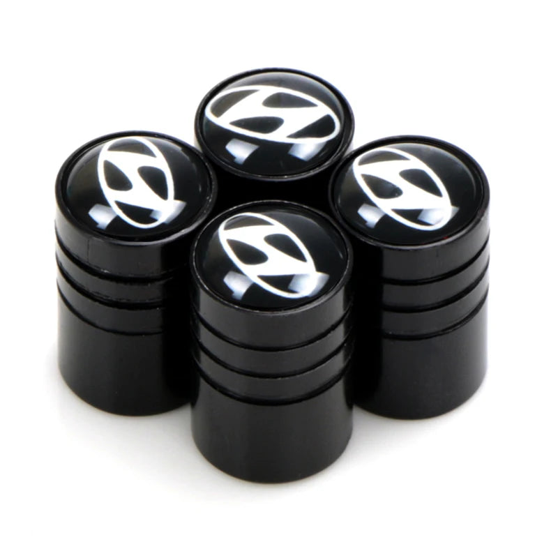 4Pcs Tire Valve Dust Caps for Hyundai