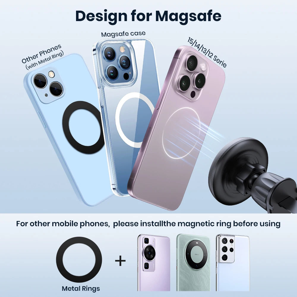 Magnetic Air Vent Holder for iPhone & Samsung – Pro Grip – Car Accessories | MotorWorld Marketplace