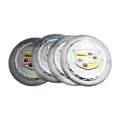 (NOT SOLD TO USA) 4pcs 56mm Cadillac Wheel Center Hub Badges – Pro Fit B – Car Accessories | MotorWorld Marketplace