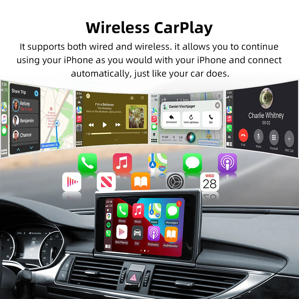 Wireless Carplay Android Auto Kit for Audi A6 A7 2010-15 MMI – Car Accessories | MotorWorld Marketplace