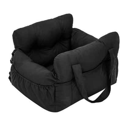 Dog Car Seat with Safety Belt – Secure, Washable, Non-Slip black Small – Car Accessories | MotorWorld Marketplace
