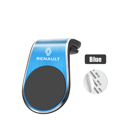Metal Magnetic Car Phone Holder Auto Logos for Renault