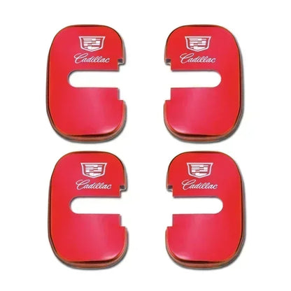 (NOT SOLD TO USA) 4pcs Door Lock Cover Stickers for Cadillac CTS/ATS/Escalade B-Red – Car Accessories | MotorWorld Marketplace
