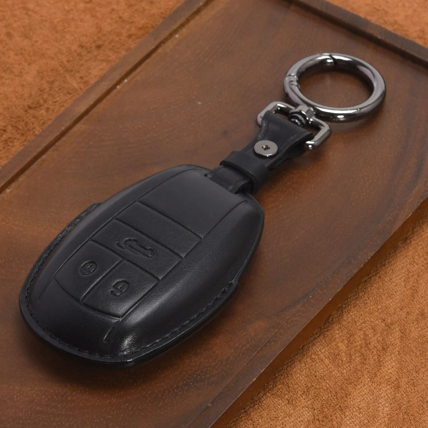Premium Leather Key Cover for Bentley Bentayga/GT/Spur/Mulsanne black – Car Accessories | MotorWorld Marketplace