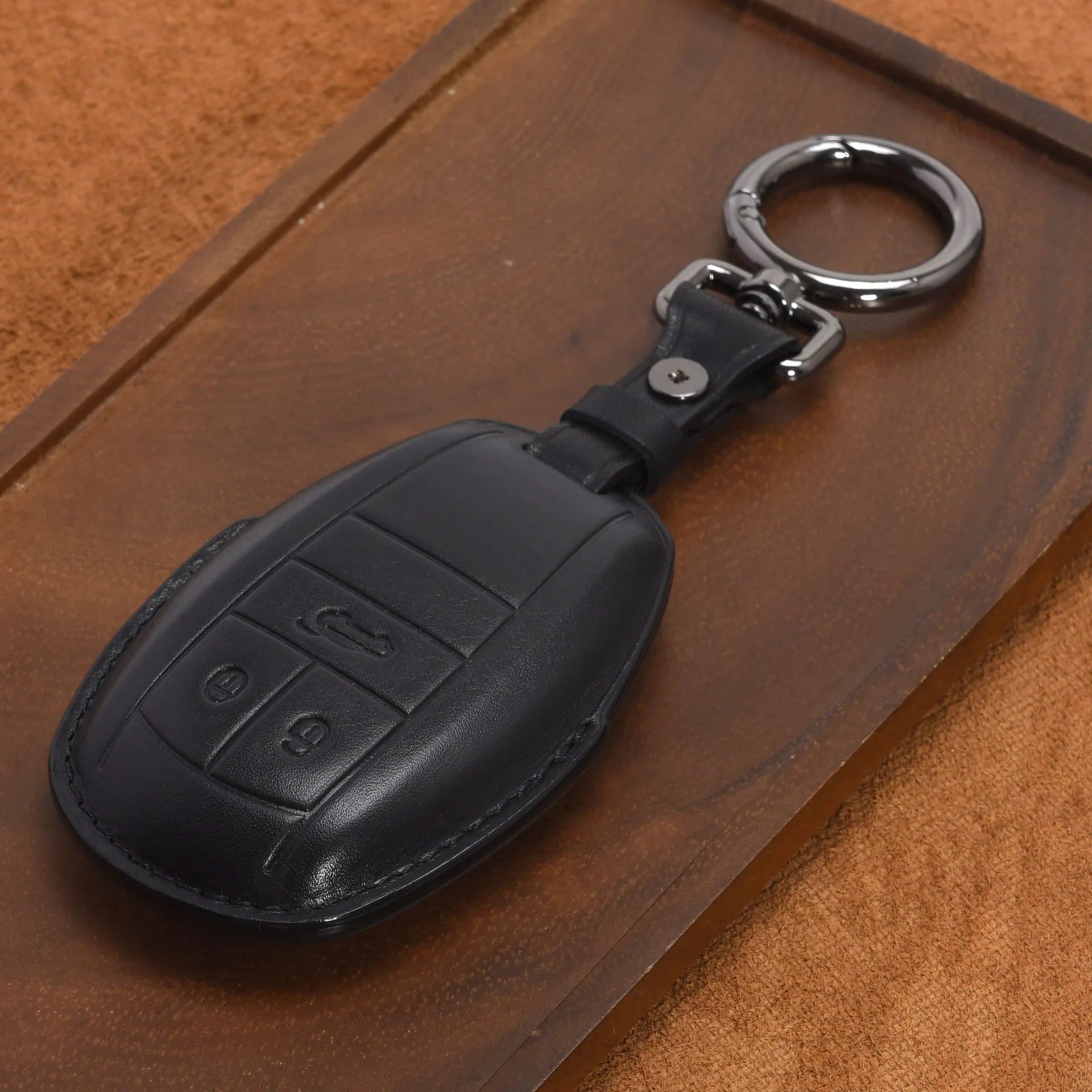 Premium Leather Key Cover for Bentley Bentayga/GT/Spur/Mulsanne black – Car Accessories | MotorWorld Marketplace