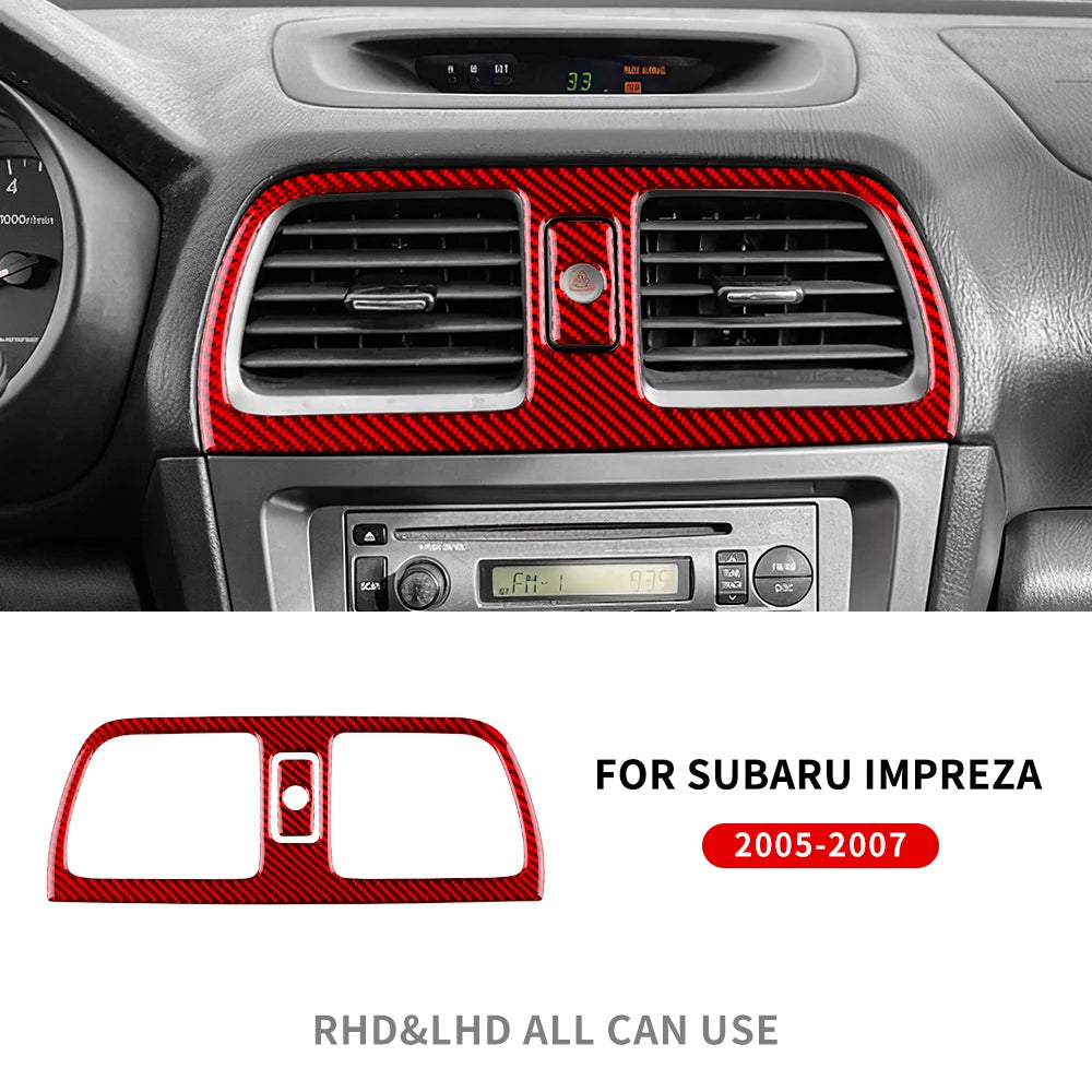 Real Carbon Fiber Sticker Kit for Subaru Impreza 05-07 Interior LHD RHD Outer Red 1 – Car Accessories | MotorWorld Marketplace