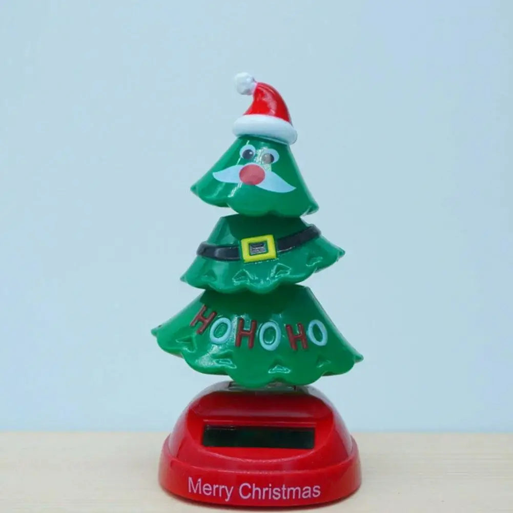 New 2025-2026 Solar Dancing Christmas Tree Car Ornament