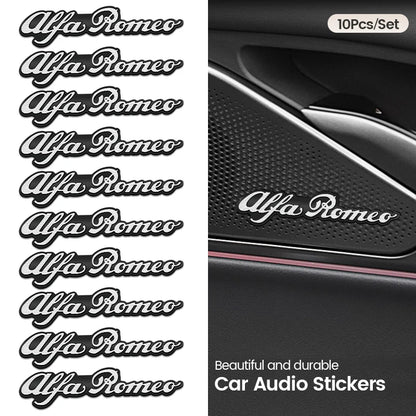 3D Speaker Badge Decal for Alfa Romeo Giulia Stelvio GT