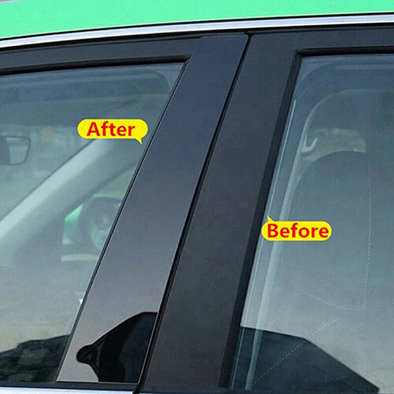 6Pcs Glossy Black Pillar Trim for Honda Civic 06-11 Sedan – Car Accessories | MotorWorld Marketplace