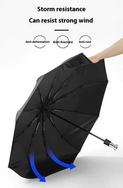 Mercedes-Benz Auto Sunshade Umbrella | Windproof & Folding