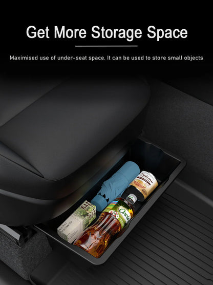 Tesla Model Y Juniper 2025 Under Seat Storage Organizer Box