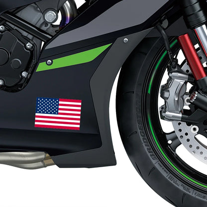 USA Flag Vinyl Car Decal – Custom Door & Window Sticker