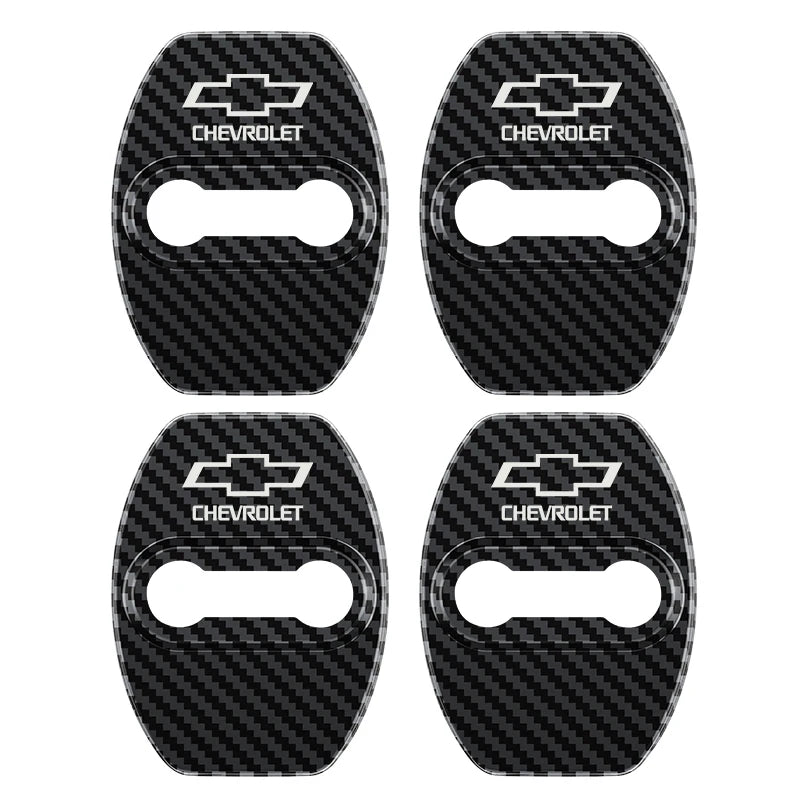 4PCS Door Lock Buckle Covers for Chevrolet, Durable Protection