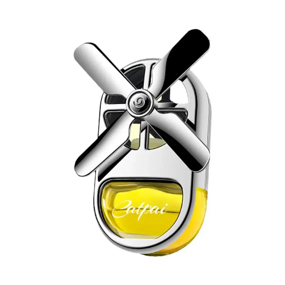 Désodorisant pour voiture à hélice rotative - Clip d'aromathérapie au parfum océanique