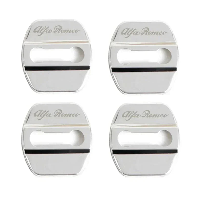 4Pcs Door Lock Cover for Alfa Romeo B Silver – Car Accessories | MotorWorld Marketplace