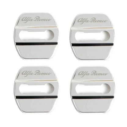 4Pcs Door Lock Cover for Alfa Romeo B Silver – Car Accessories | MotorWorld Marketplace