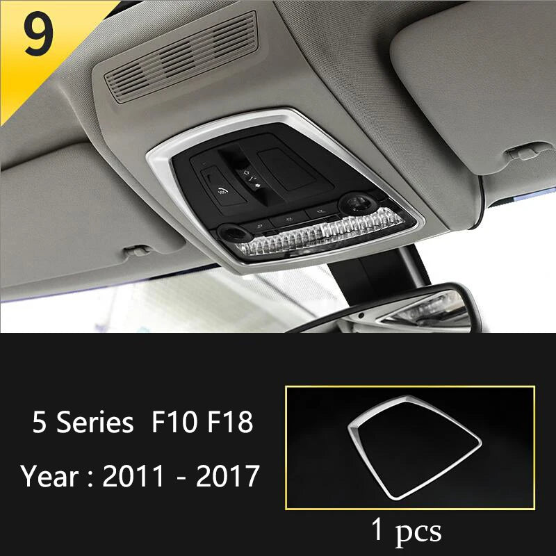 BMW F10 F18 Interior Button Panel Trim Stainless Steel Cover 9 Type – Car Accessories | MotorWorld Marketplace