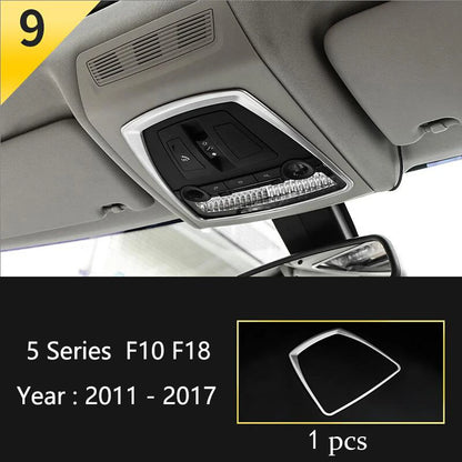 BMW F10 F18 Interior Button Panel Trim Stainless Steel Cover 9 Type – Car Accessories | MotorWorld Marketplace