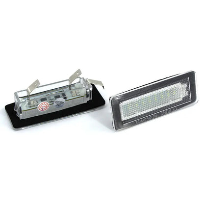 2x LED License Plate Lights Error Free For Smart Fortwo 450 451