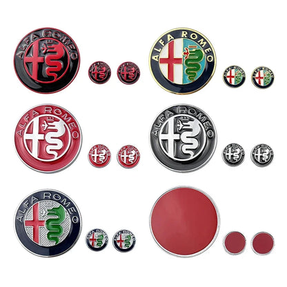 3pcs Alloy Gear Panel Stickers for Alfa Romeo Giulia/Stelvio – Car Accessories | MotorWorld Marketplace