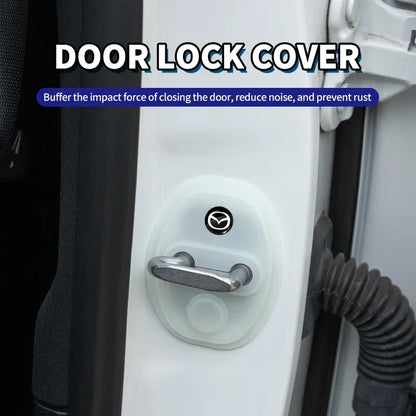 Mazda Door Silicone Protector Shockproof Scratch-Resist 4pcs