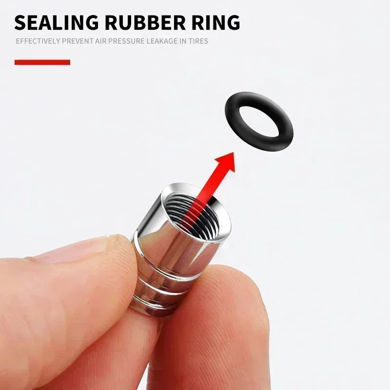 4Pcs Aluminum Valve Caps for Opel