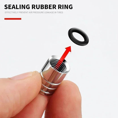 4Pcs Aluminum Valve Caps for Opel