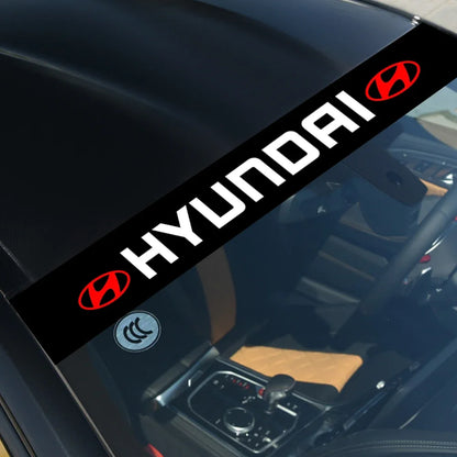 Hyundai Windshield Sunshade Sticker
