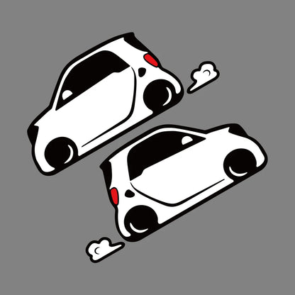 Racing Vinyl Decal Set for Smart Fortwo
