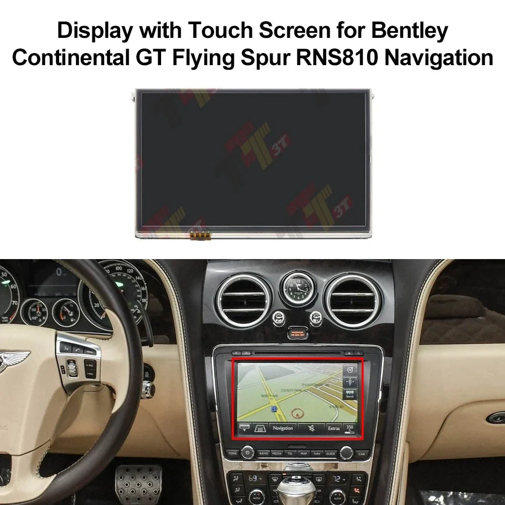 8" OEM LCD Touch Screen for Bentley GT/Spur RNS810 3W0035017 Default Title – Car Accessories | MotorWorld Marketplace
