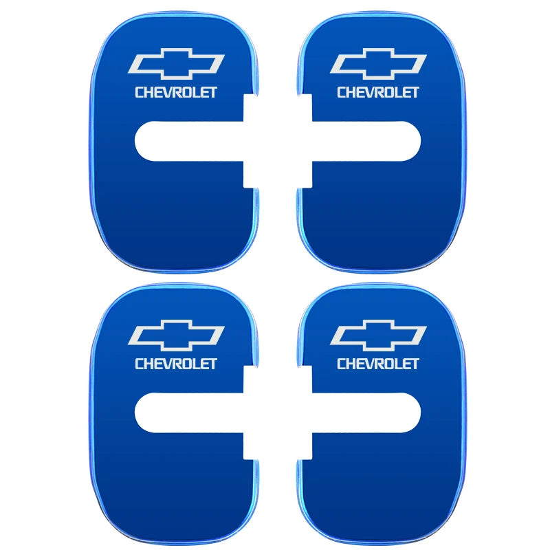 4PCS Door Lock Buckle Covers for Chevrolet, Durable Protection