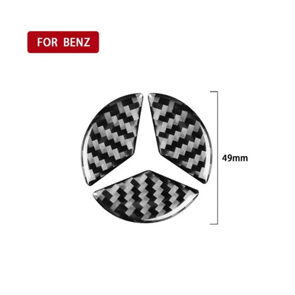 Carbon Fiber Red Steering Wheel Trim for Benz CLA GLA C E 16-19 Black L S – Car Accessories | MotorWorld Marketplace