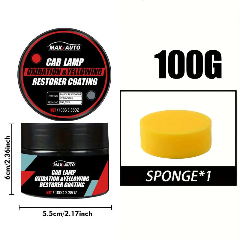 Professional Headlight Restoration Kit – Removes Oxidation Fast 1PCS-100G China Mainland – Car Accessories | MotorWorld Marketplace