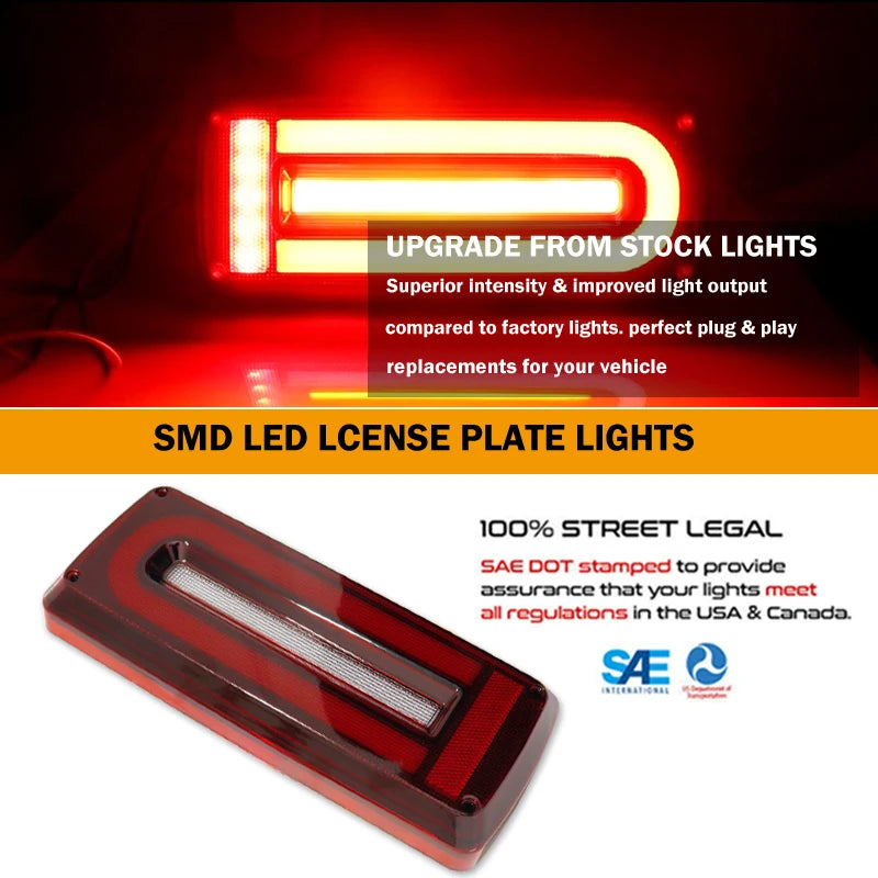 Mercedes W463 G-Class 1990-2018 LED Taillight Upgrade