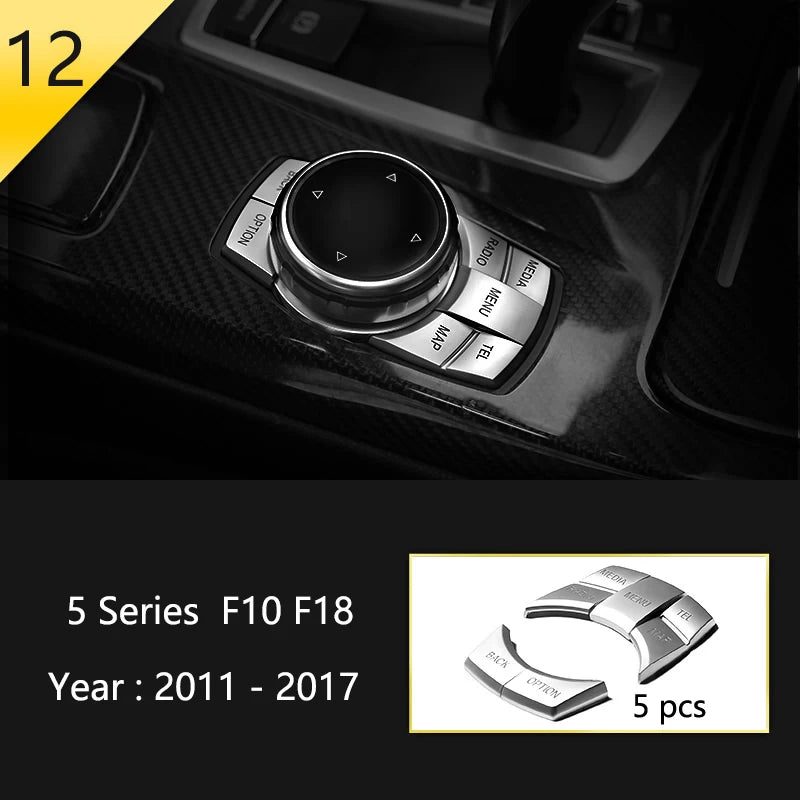 BMW F10 F18 Interior Button Panel Trim Stainless Steel Cover 12 Type – Car Accessories | MotorWorld Marketplace