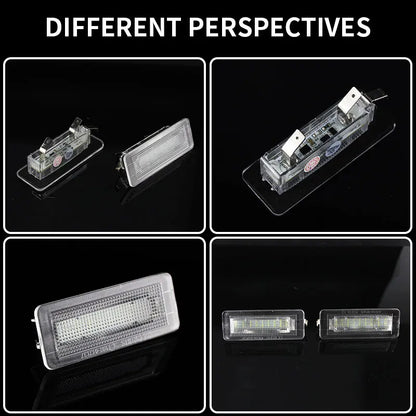 2x LED License Plate Lights Error Free For Smart Fortwo 450 451