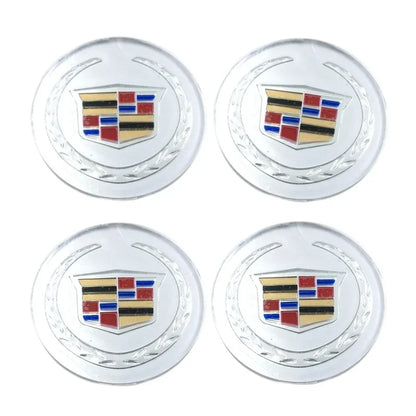 (NOT SOLD TO USA) 4Pcs 60/65MM Cadillac Wheel Center Hub Emblems Stickers – Car Accessories | MotorWorld Marketplace