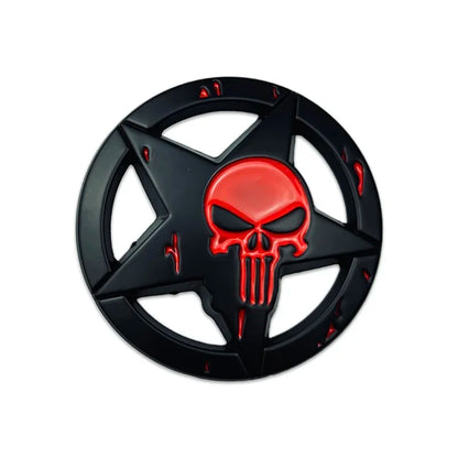 Universal Skull Emblem Badge Sticker