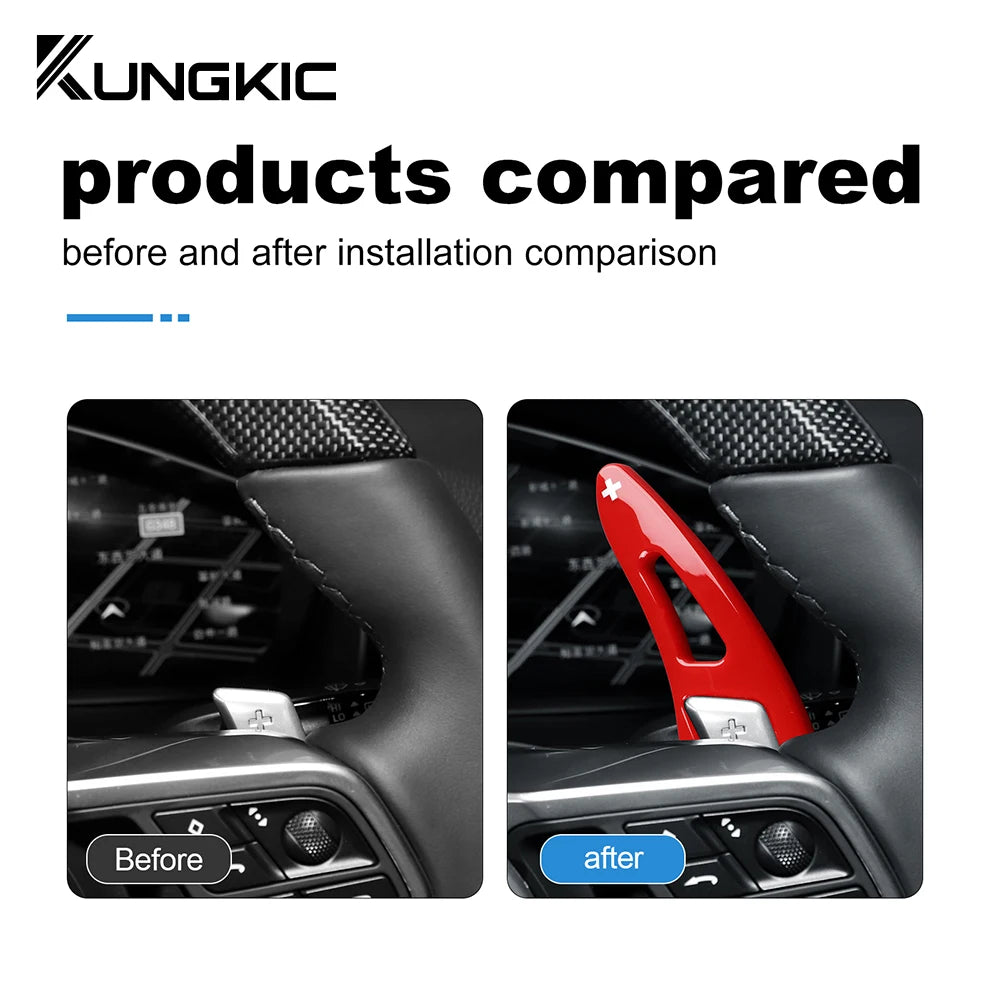 Premium ABS Paddle Shifter Cover for Porsche