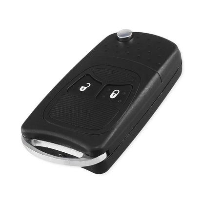 Coque de clé à rabat KEYYOU à 2 boutons pour Chrysler Jeep Dodge